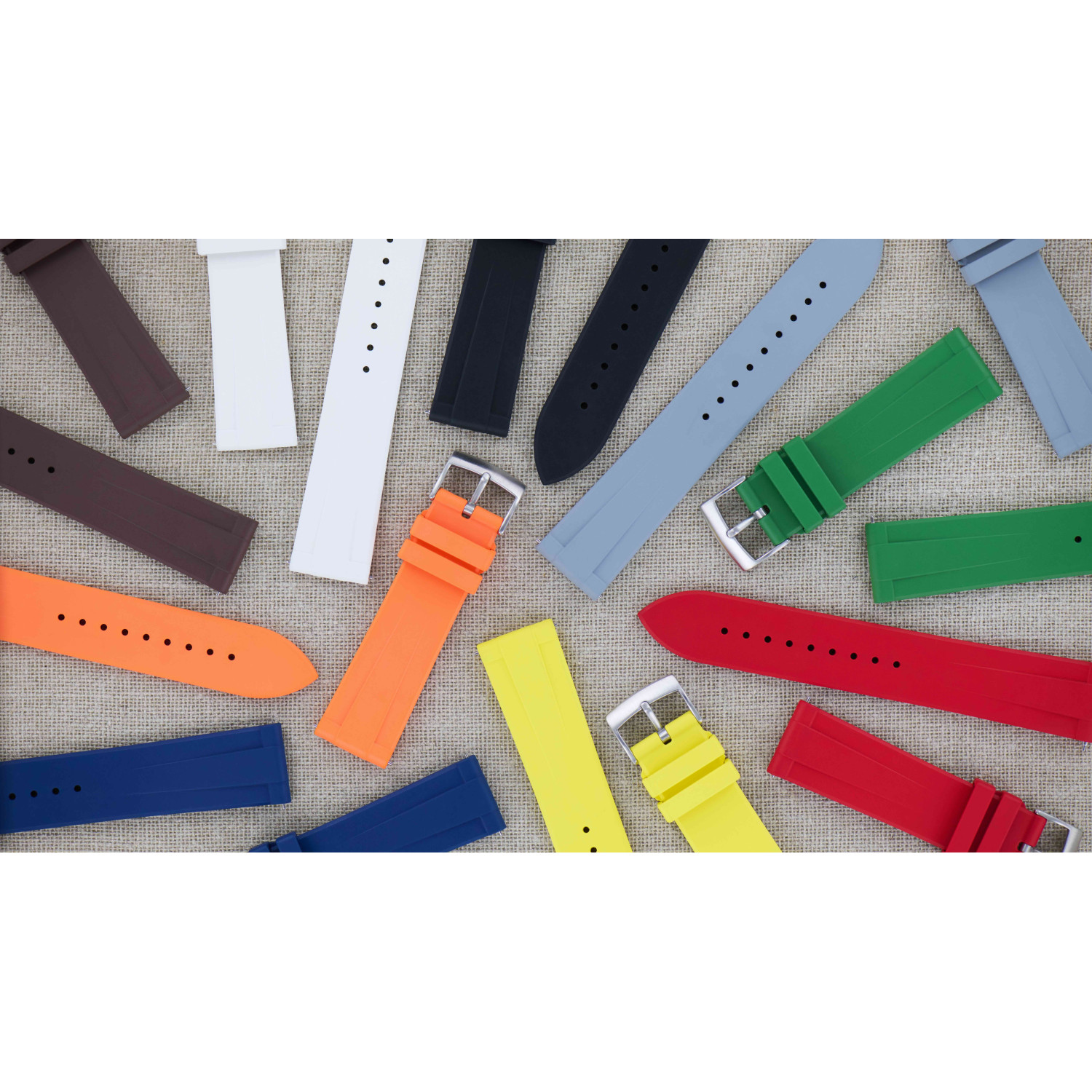 Bracelet De Montre Silicone Noir 16 Mm – Neuf Sans Boîte – Remplacement Universel