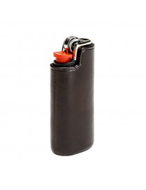 ETUI BRIQUET CUIR MARRON