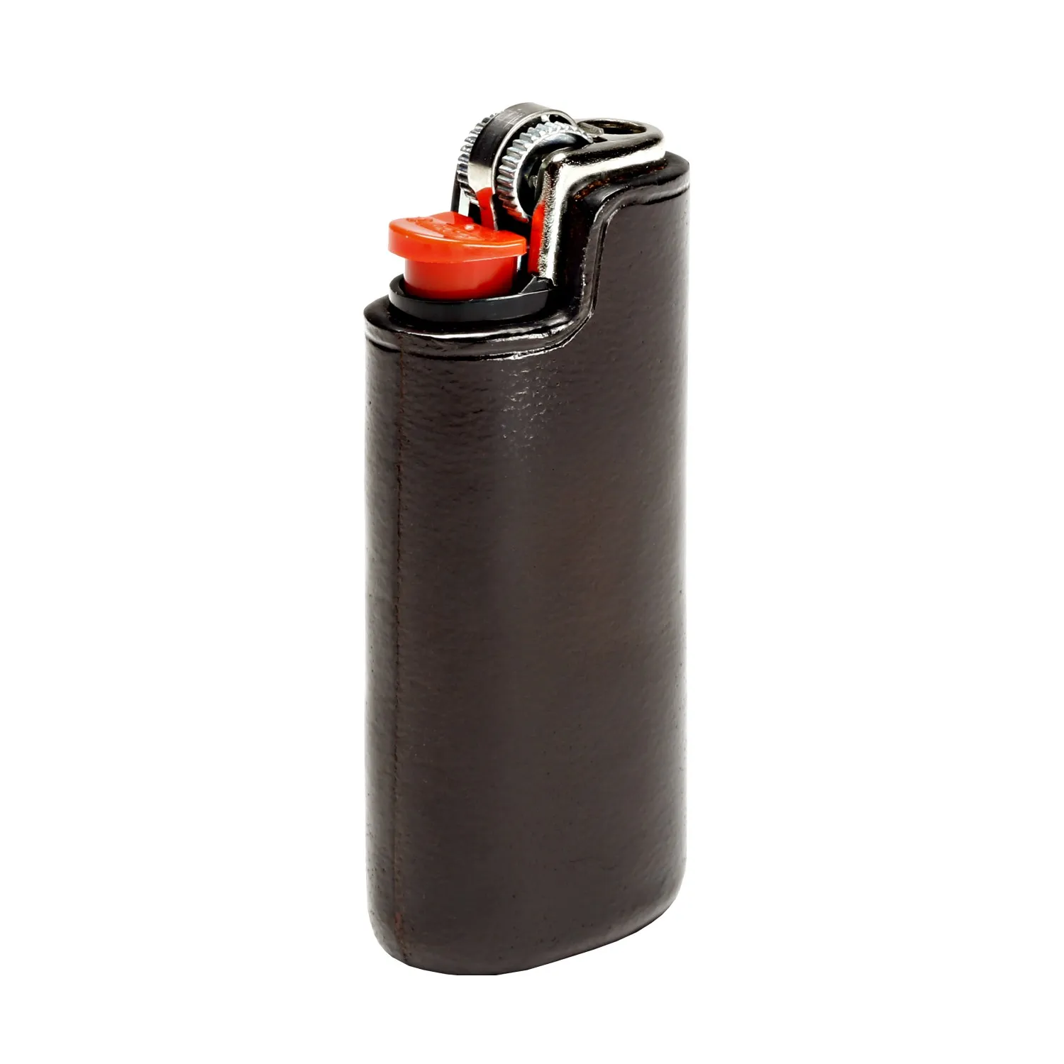 ETUI BRIQUET CUIR MARRON