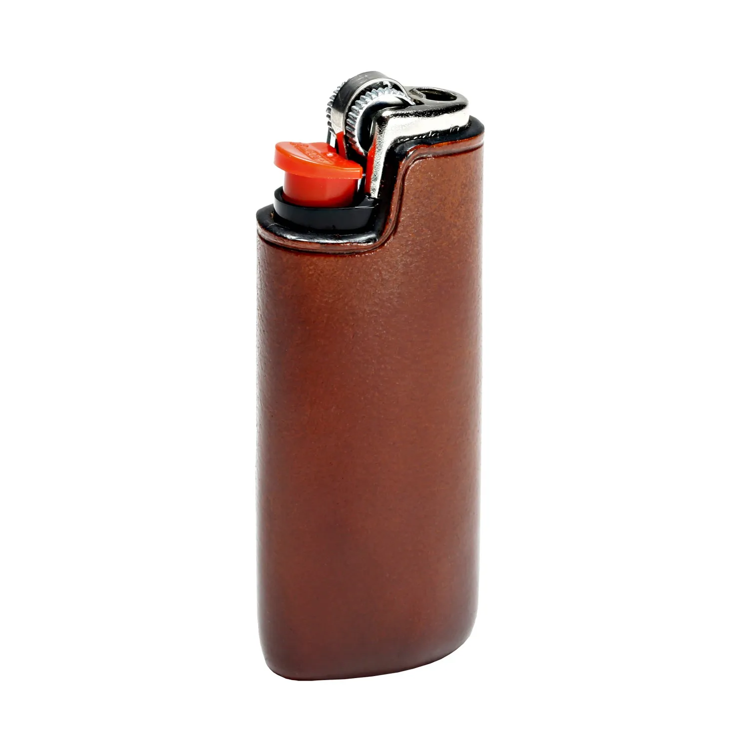 ETUI BRIQUET CUIR COGNAC