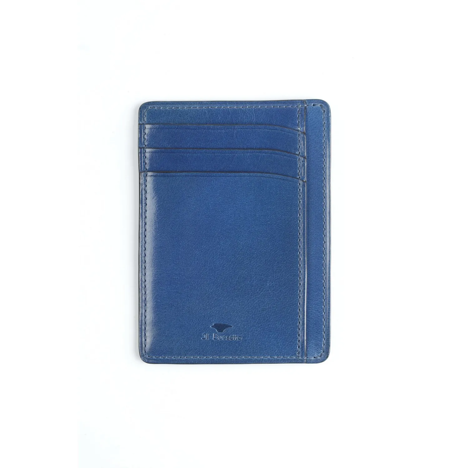 PETIT PORTE CARTES CUIR BLEU