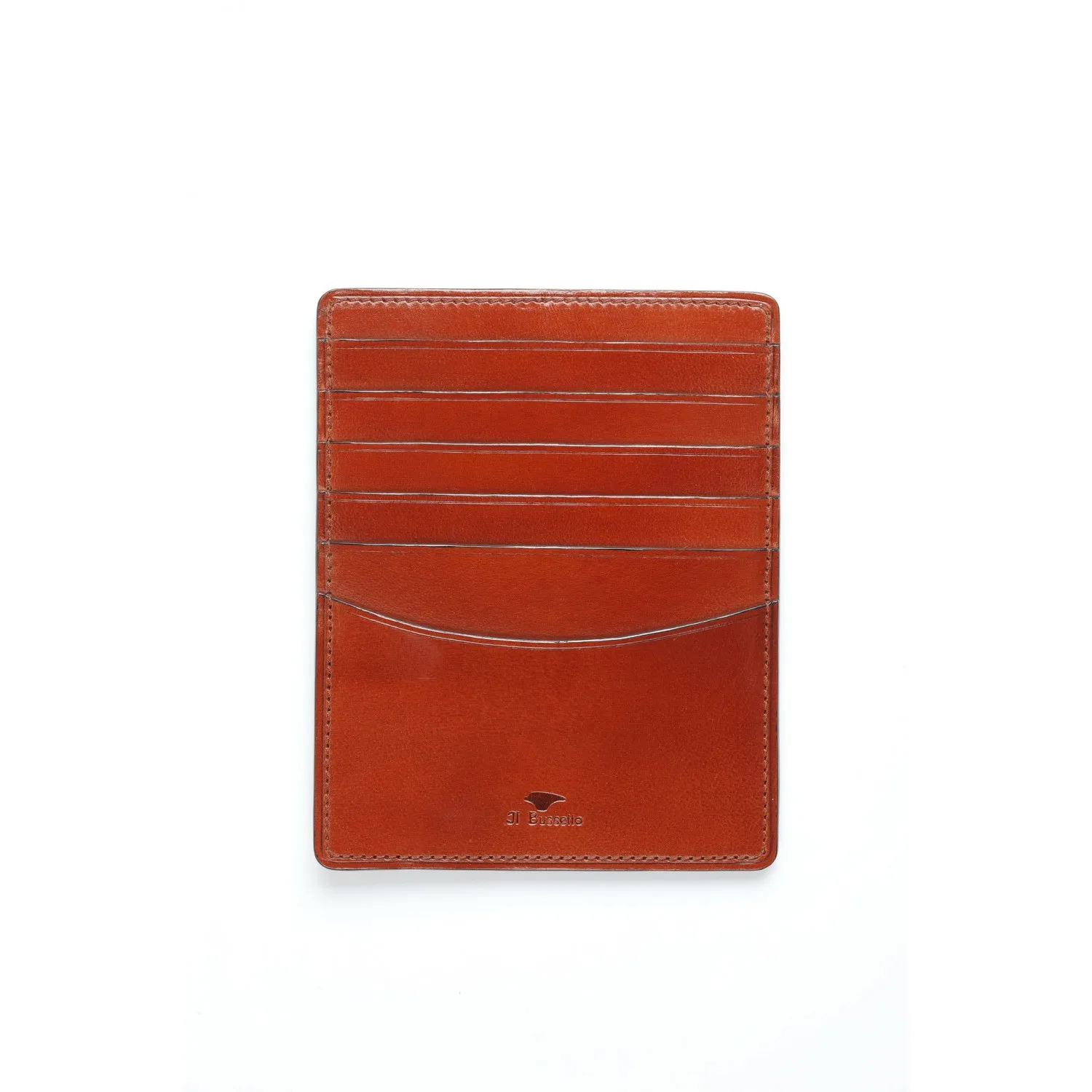 GRAND PORTE CARTES CUIR COGNAC