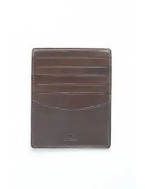 GRAND PORTE CARTES CUIR MARRON