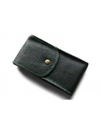 POCHETTE 1 MONTRE VEAU VERT ANGLAIS