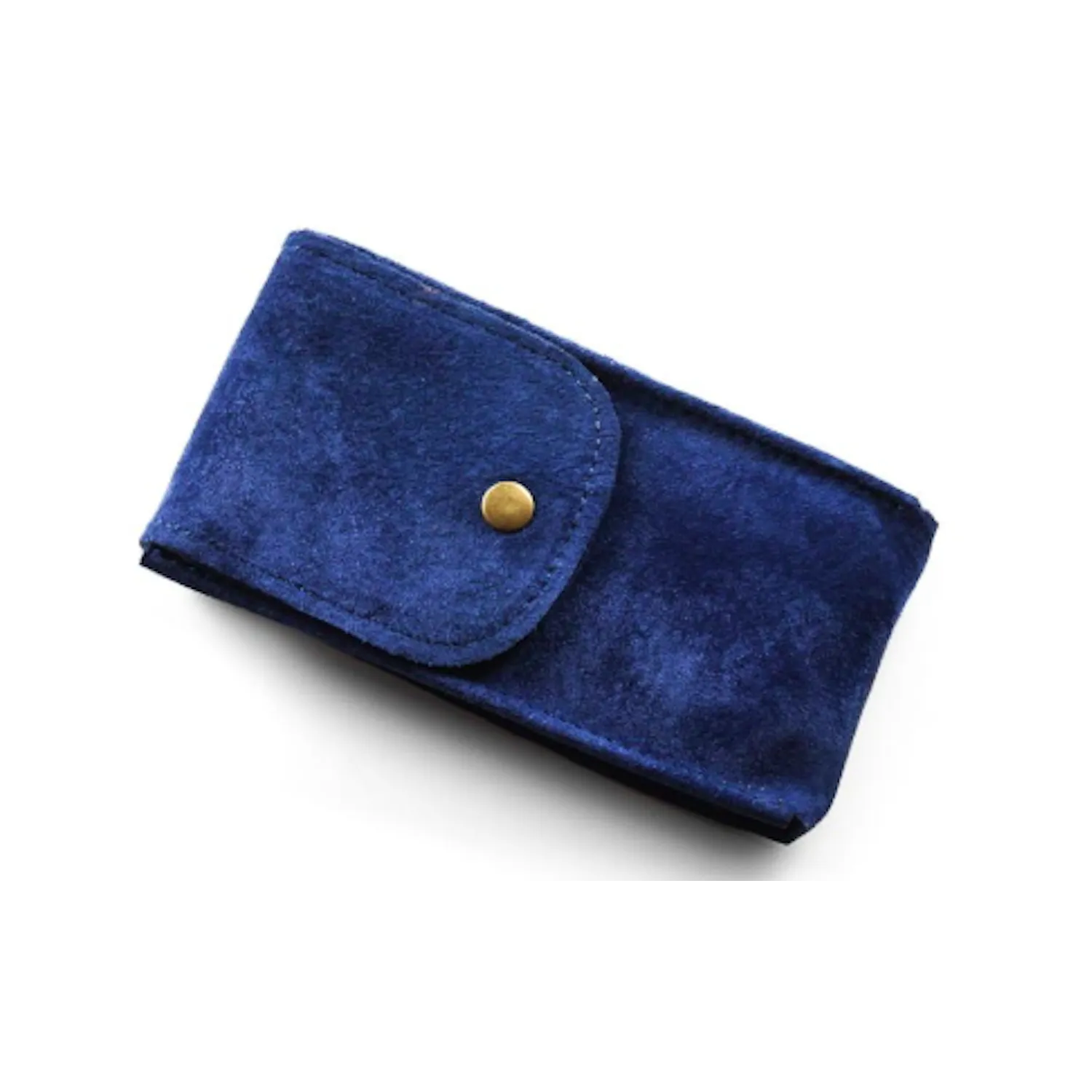 POCHETTE 1 MONTRE VEAU VELOURS MARINE