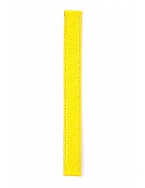 BRACELET MONTRE LANIERE EN CUIR LEZARD JAUNE