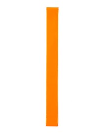 BRACELET MONTRE LANIERE EN CUIR VEAU VERNIS ORANGE