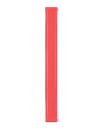 BRACELET MONTRE LANIERE EN CUIR VEAU SELLIER ROUGE