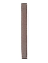 BRACELET MONTRE LANIERE EN CUIR SATIN MARRON