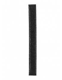 BRACELET MONTRE LANIERE EN CUIR LEZARD NOIR