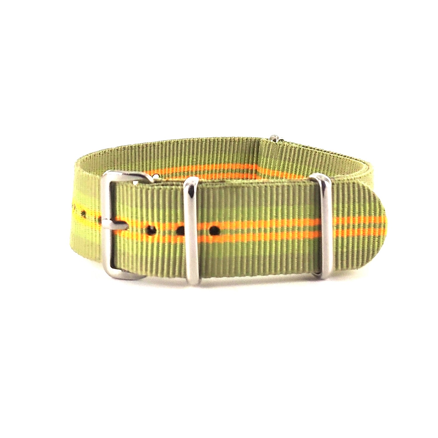 BRACELET NATO BEIGE ET ORANGE - NATO NYLON BRACELET NATO BEIGE ET ORANGE - NATO NYLON