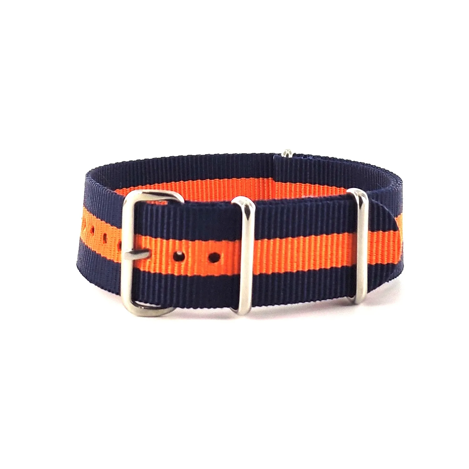 BRACELET NATO BLEU ORANGE - NATO NYLON