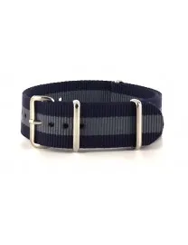 BRACELET NATO MARINE GRIS - NATO NYLON