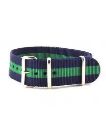 BRACELET NATO MARINE VERT - NATO NYLON