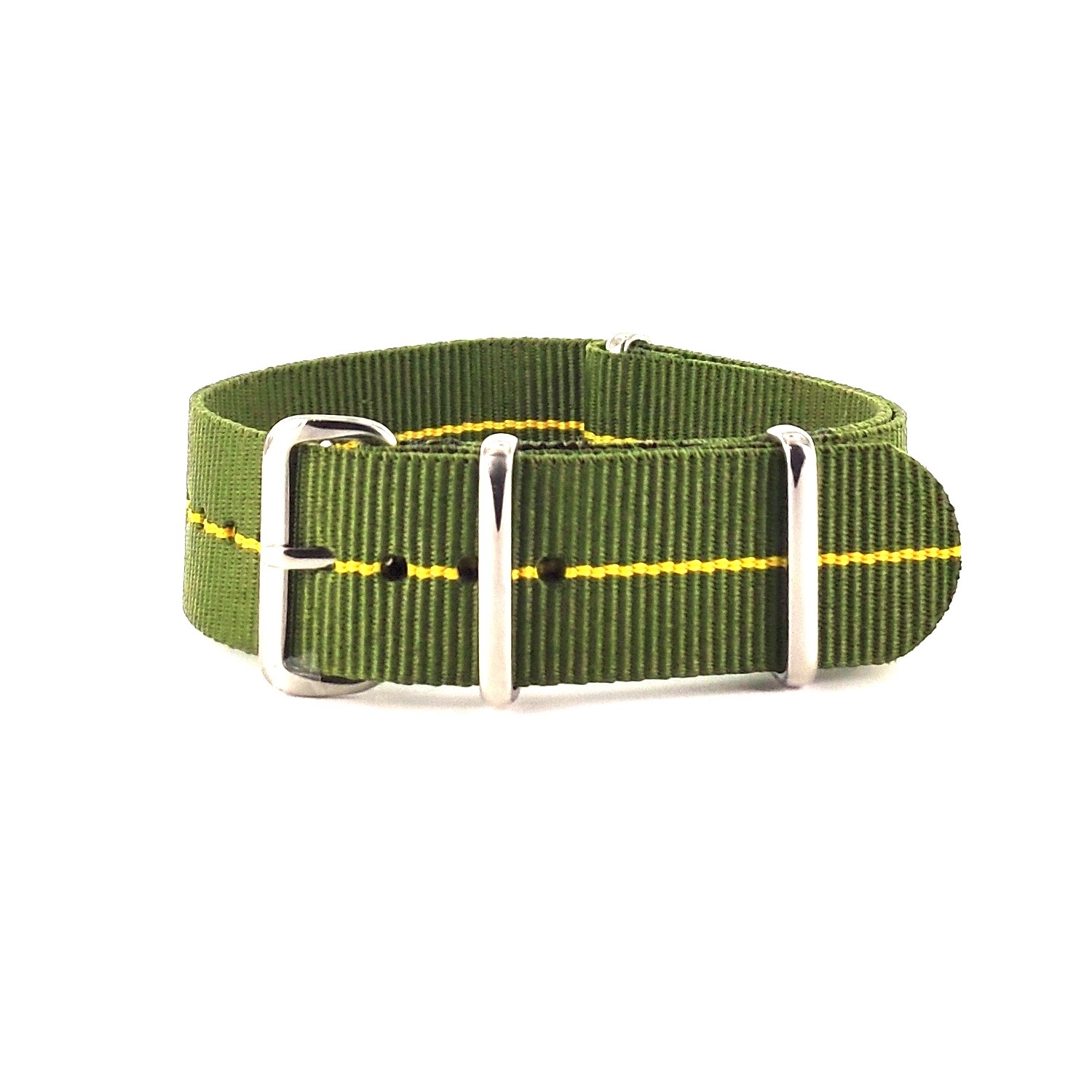 BRACELET NATO NOIR DOUBLE MARRON - NATO NYLON BRACELET NATO NOIR DOUBLE MARRON - NATO NYLON