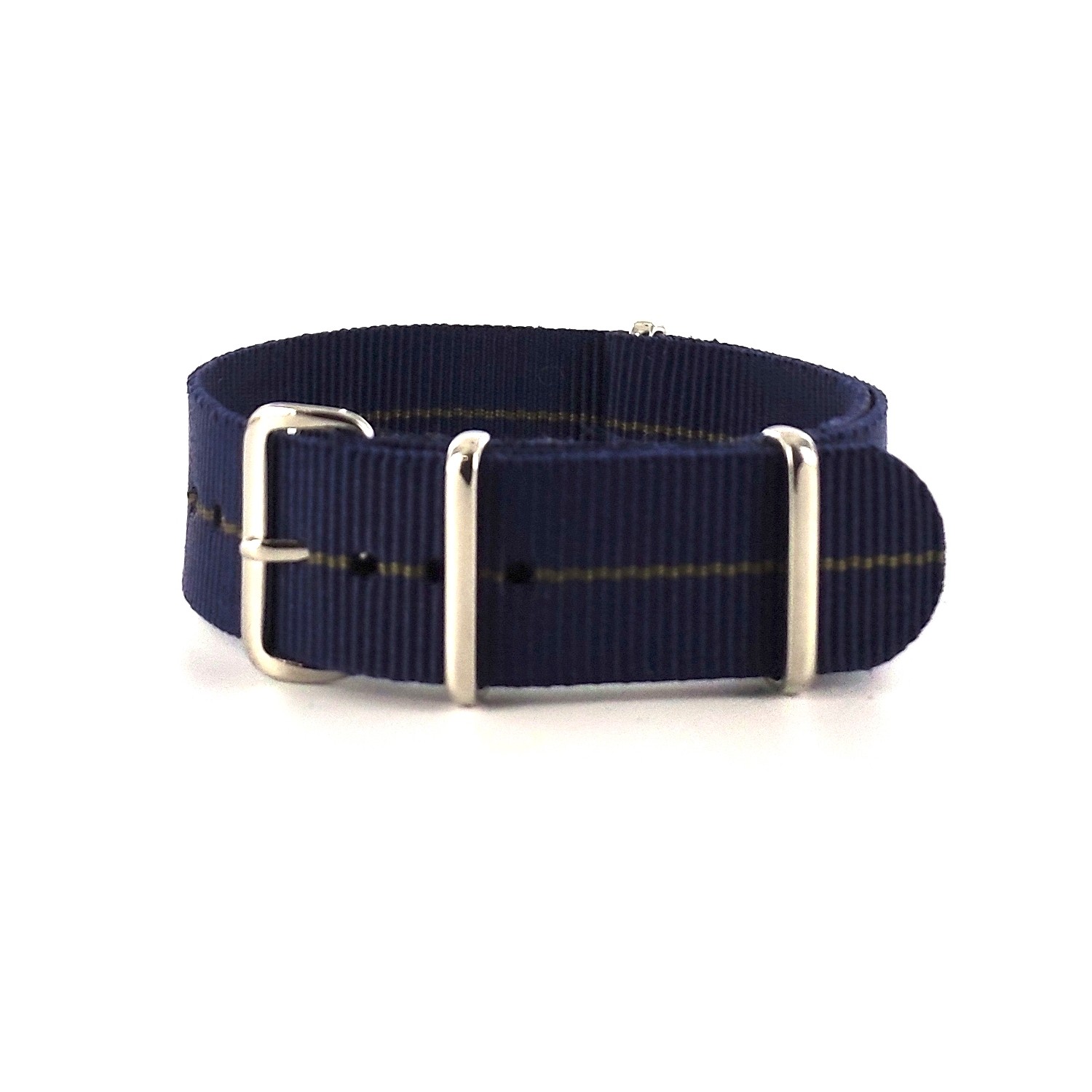 BRACELET NATO MARINE LISERET KAKI - NATO NYLON BRACELET NATO MARINE LISERET KAKI - NATO NYLON
