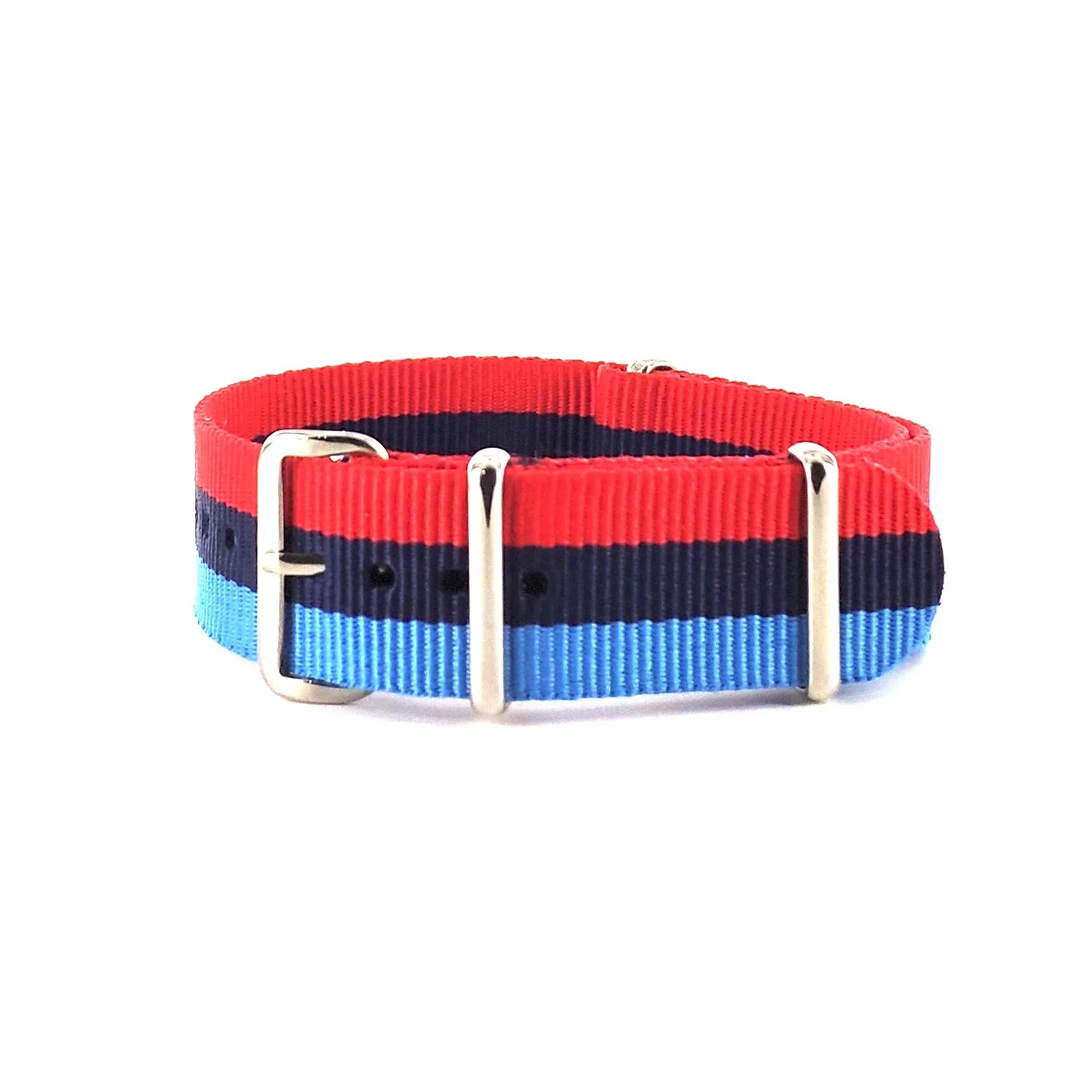 BRACELET NATO ROUGE MARINE AZUR - NATO NYLON BRACELET NATO ROUGE MARINE AZUR - NATO NYLON