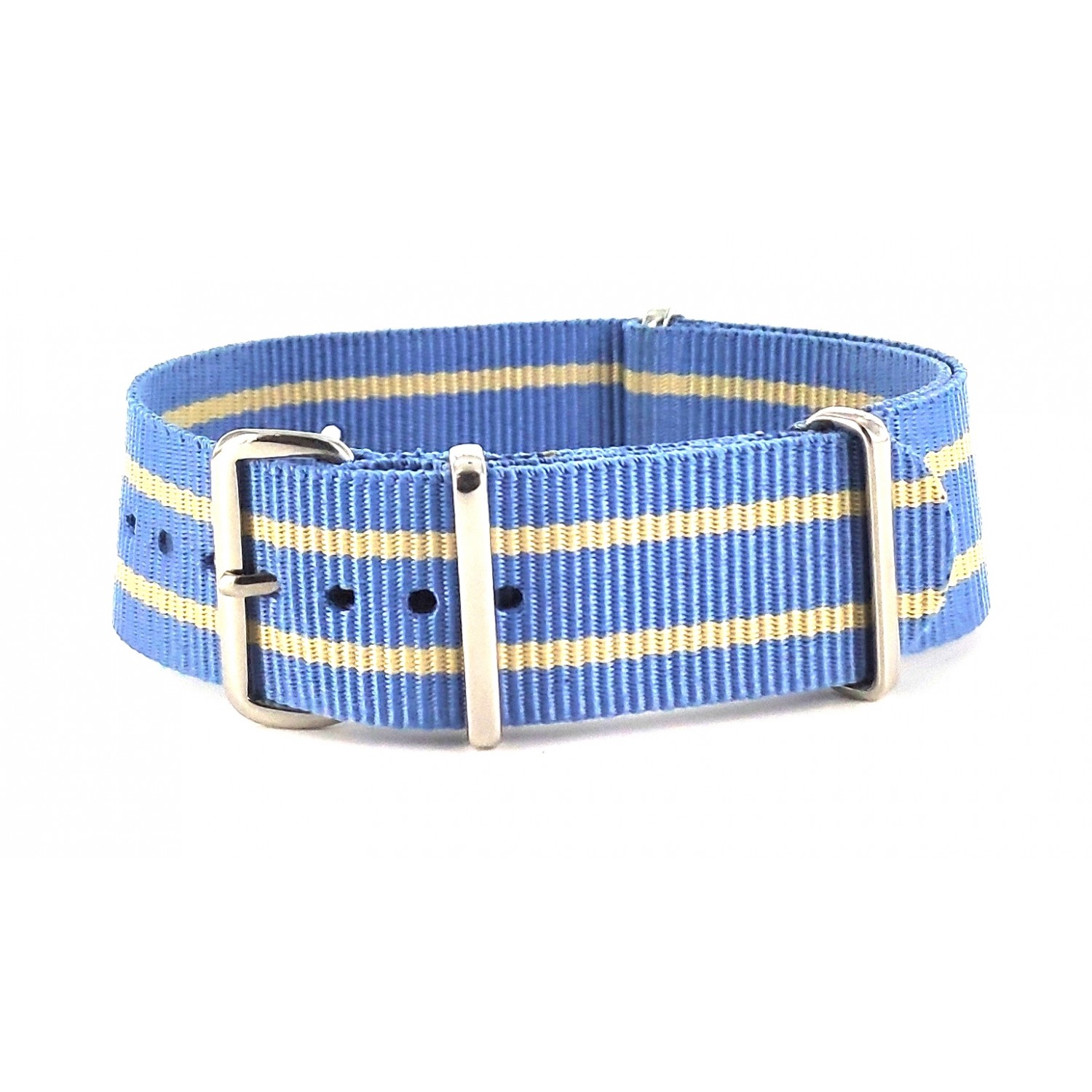 BRACELET NATO AZUR ET BEIGE - NATO NYLON BRACELET NATO AZUR ET BEIGE - NATO NYLON