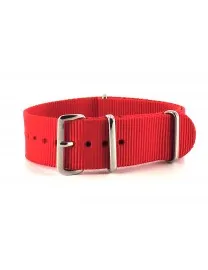 BRACELET NATO UNI ROUGE - NATO NYLON