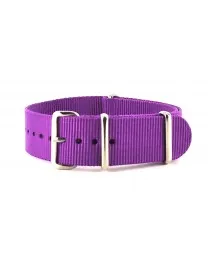 BRACELET NATO UNI VIOLET - NATO NYLON