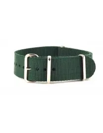 BRACELET NATO UNI VERT ANGLAIS - NATO NYLON