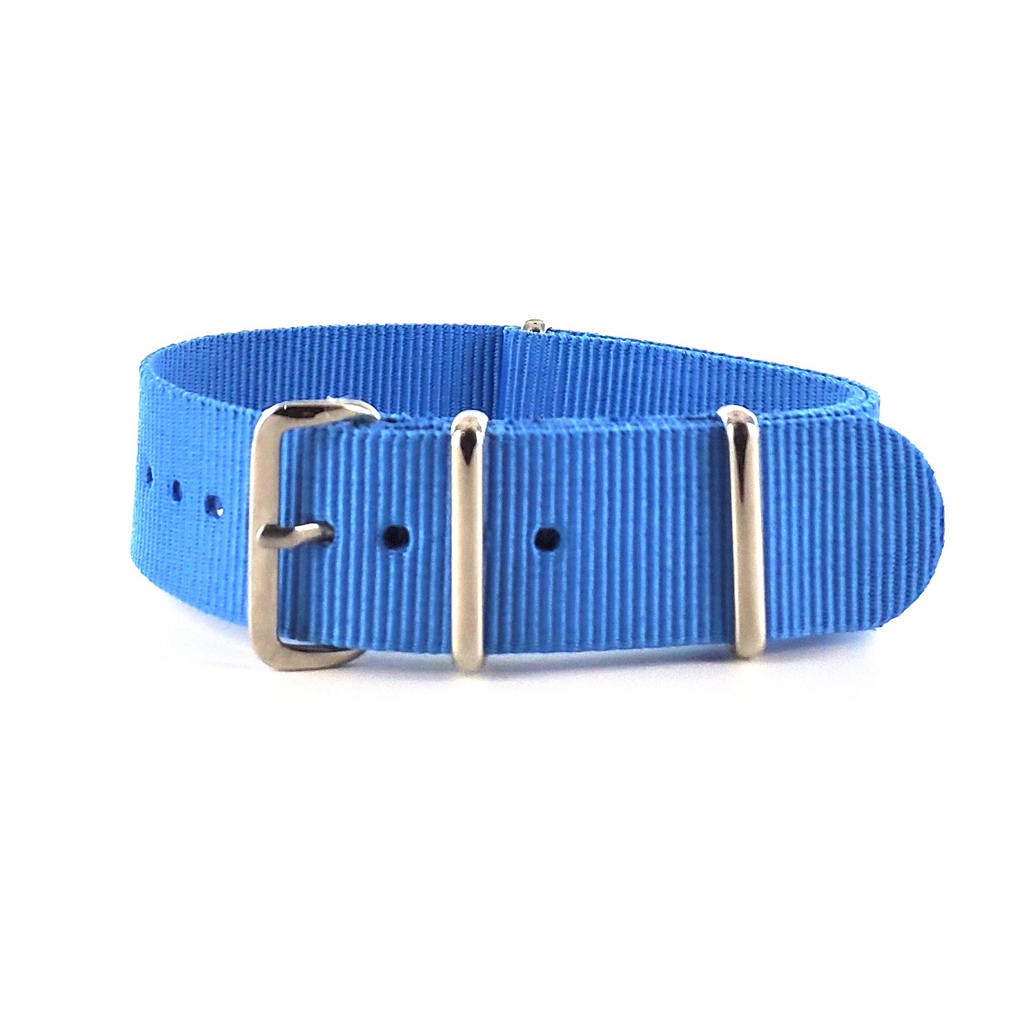 BRACELET NATO UNI BLEU AZUR - NATO NYLON BRACELET NATO UNI BLEU AZUR - NATO NYLON