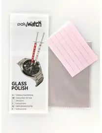 Polywatch-Kit de polissage de montre, dissolvant de rayures, outils de  réparation de montre en acrylique, pâte à polir CitroGlass 5g, outils de