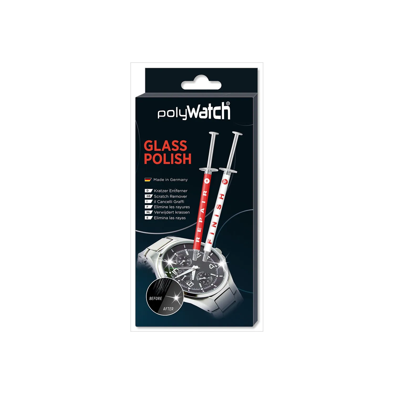 KIT DE POLISSAGE POLYWATCH - VERRE MINERAL - CBM