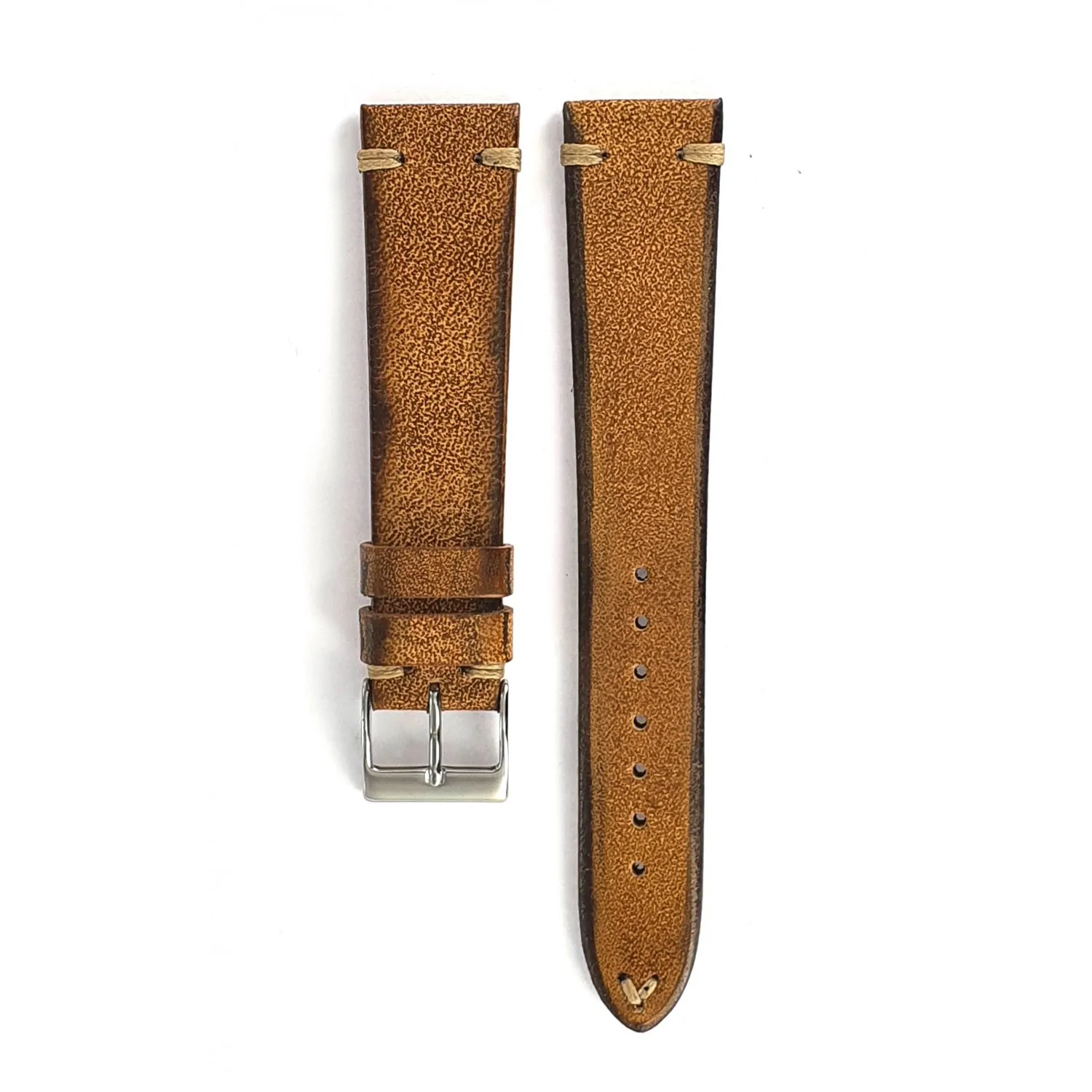 Bracelet montre sales cuir vieilli