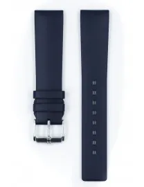 BRACELET MONTRE CAOUTCHOUC LISSE BLEU