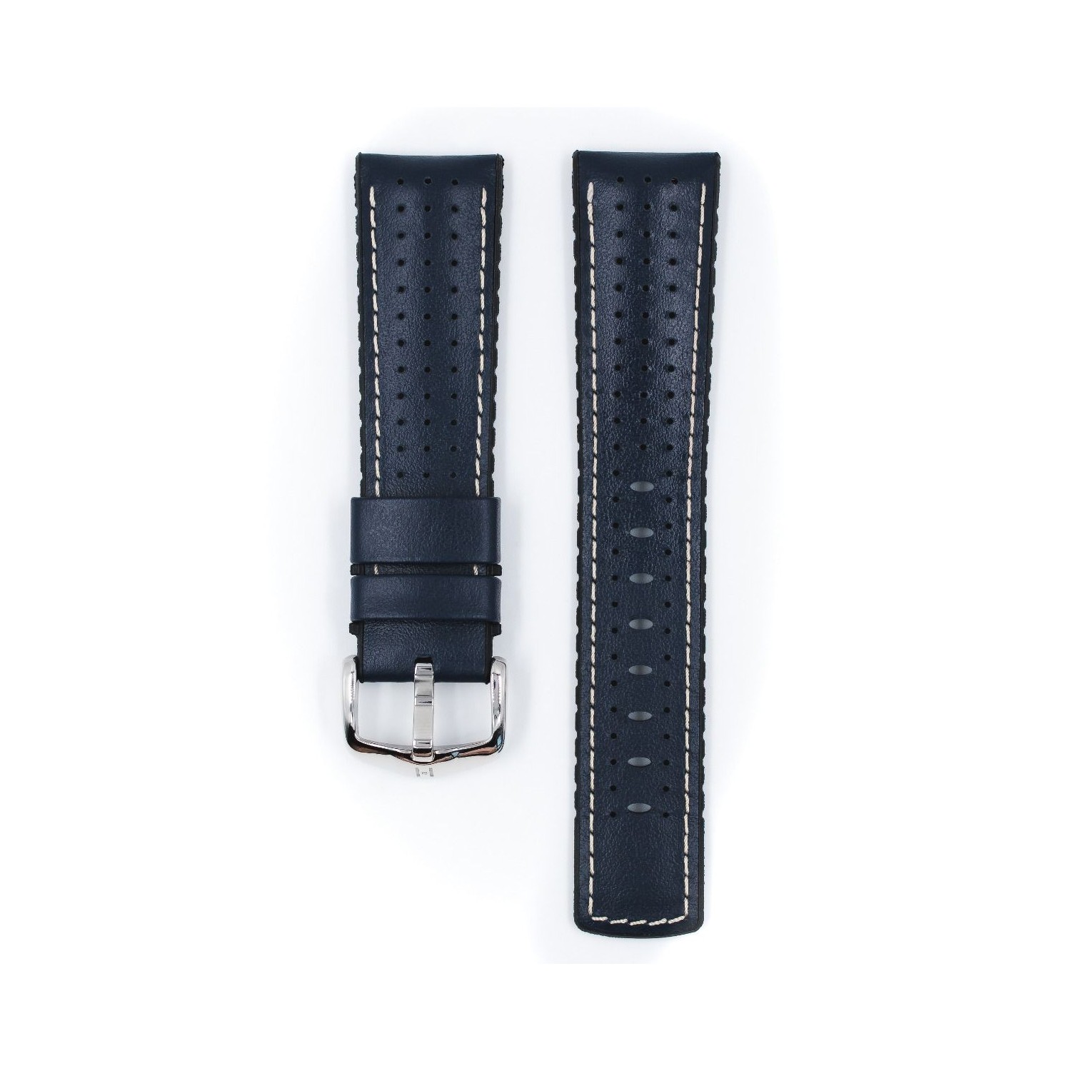 BRACELET MONTRE HIRSCH VEAU RACING ETANCHE BLEU BRACELET MONTRE HIRSCH VEAU RACING ETANCHE BLEU