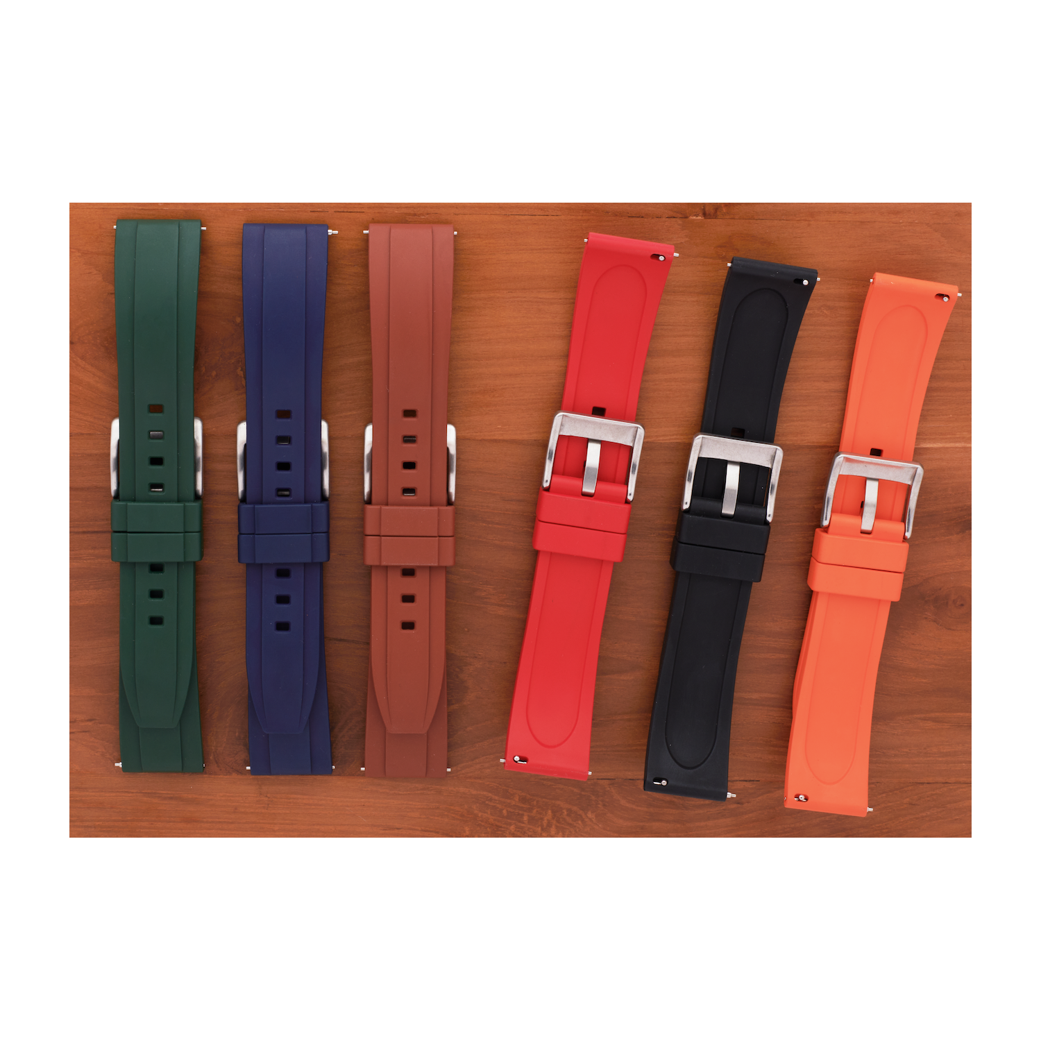 Bracelet Caoutchouc 20 Mm Bleu - Compatible Montres Eco Drive, Neuf Sans étiquette
