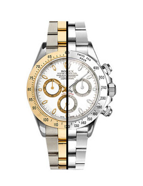 Pre-2023 Daytona Steel - Steel/Gold on an Oyster Bracelet