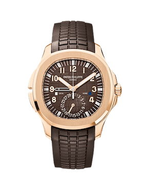 Aquanaut Travel Time 5164 in Rose Gold