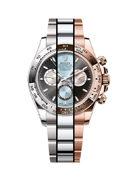 2023–Present: Daytona in Solid White Gold, Solid Rose Gold, and Solid Platinum on an Oyster Bracelet