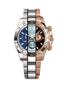 Before 2023: The Daytona in Full White Gold, Full Rose Gold, or Full Platinum on an Oyster Bracelet