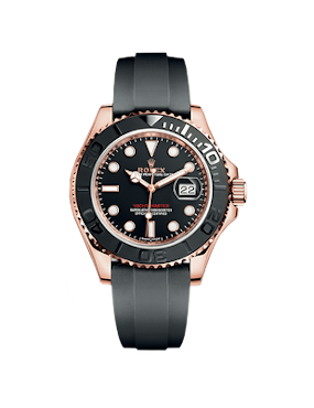 Yachtmaster 40 mm Or Rose sur Bracelet Oysterflex