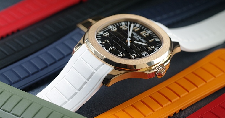 Bracelet Montre Rubber B en caoutchouc pour Rolex