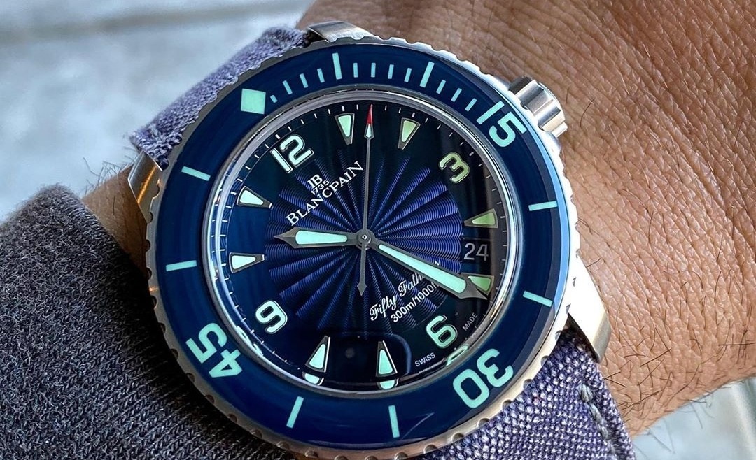 Bracelet Montre Blancpain Fifty Fathoms