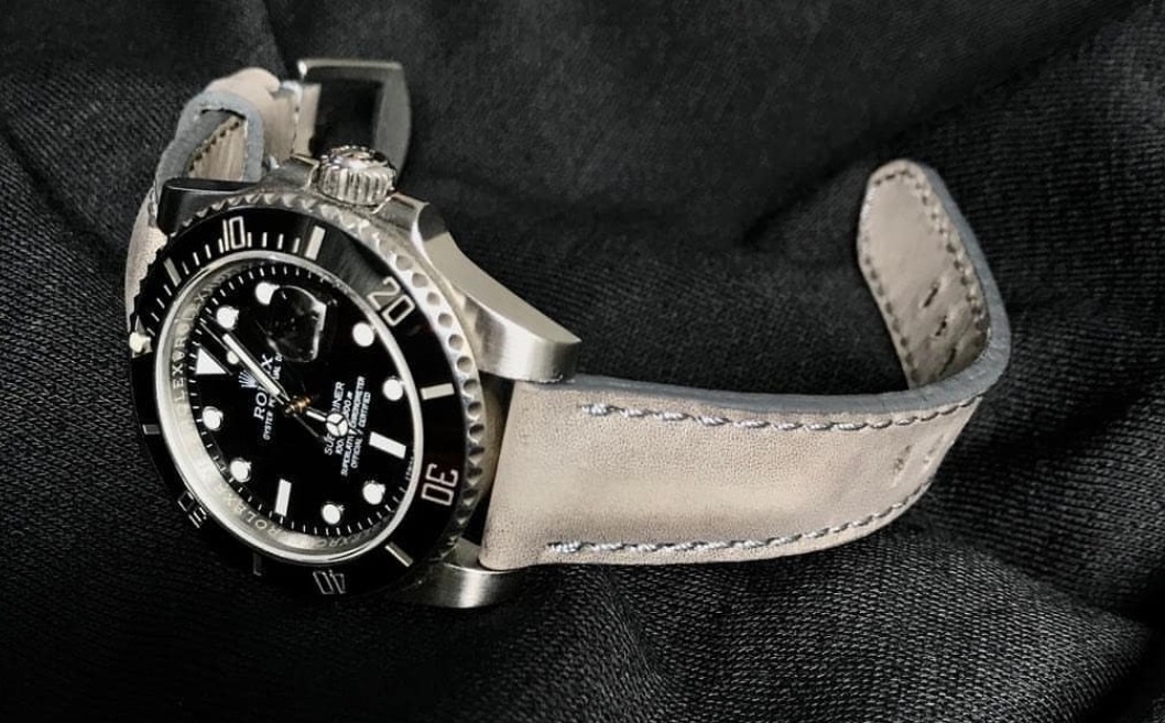 Montre rolex bracelet cuir deals