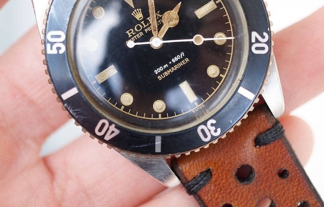 Bracelet Montre Rolex Submariner  "James Bond" Ref 6538 (4)