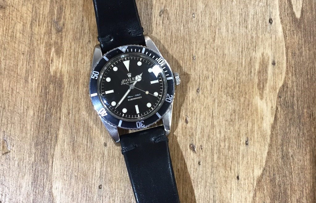 Bracelet Montre Ethnic Noir Rolex Submariner Ref 5508