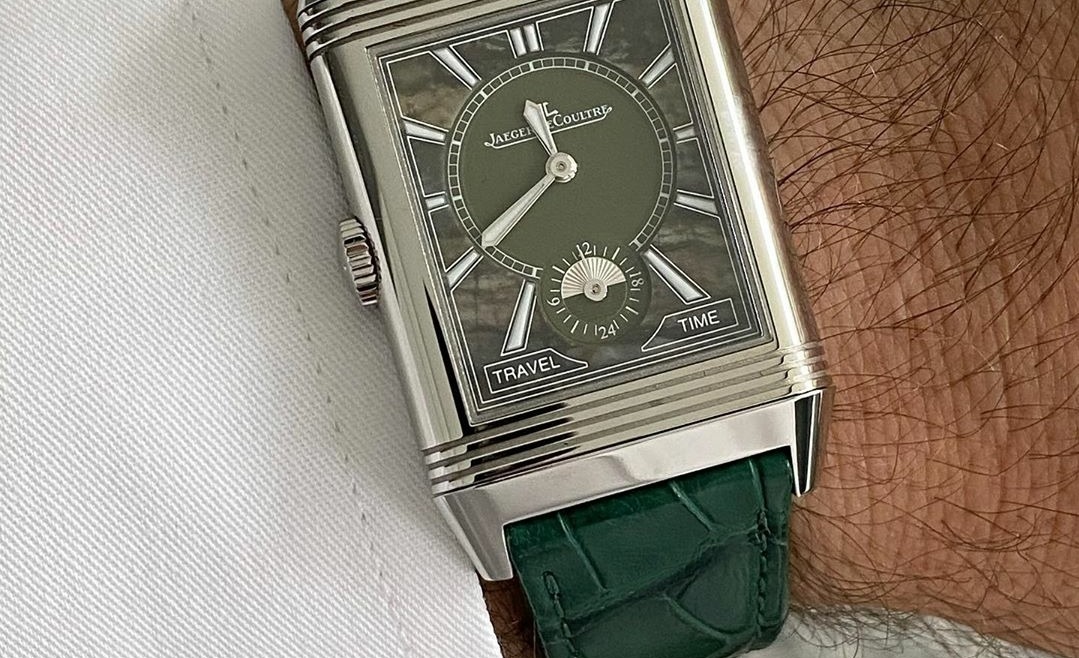 Bracelet Montre Jaeger Lecoultre Reverso Kaki Dial