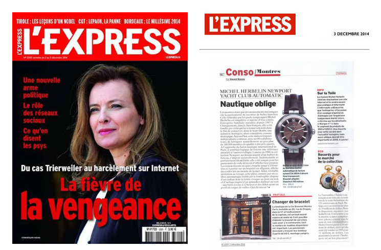 L'Express - 3 Décembre 2014