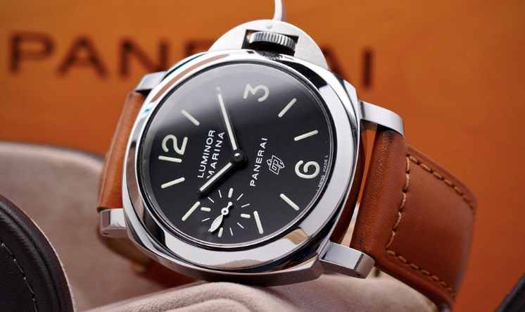 Bracelet de montre en veau marron pour panerai luminoir marina