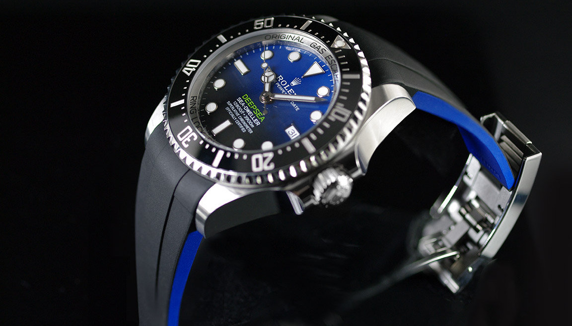 Bracelet Rubber B pour montre Rolex Deepsea