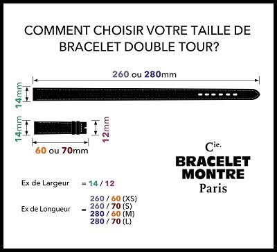 Bracelet double tour : Comment choisir votre taille ? 