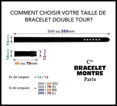 Bracelet double tour : Comment choisir votre taille ?