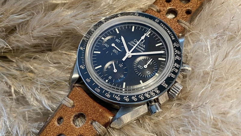 Bracelet Ethnic Racing Veau Gold - Omega Speedmaster Professional