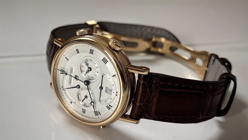 Bracelet Montre Alligator Marron - Breguet Alarm Le Reveil Du Tsar